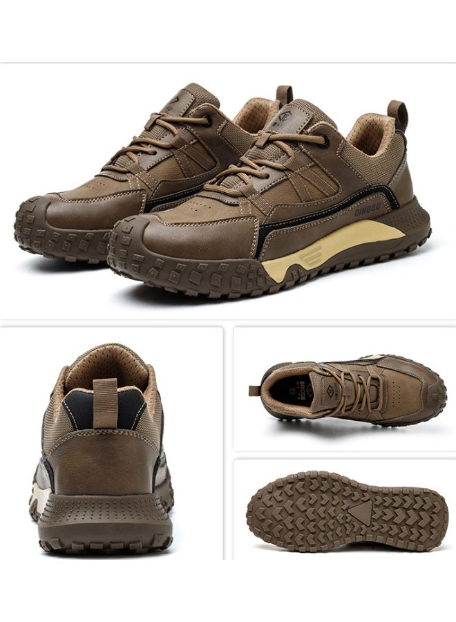 NIBEMINENT Men Safety Boots Indestructible Shoes Sneakers Steel Toe Protective Boots Anti-smash Anti-puncture Work Safety Shoes Anti-slip - Image 3