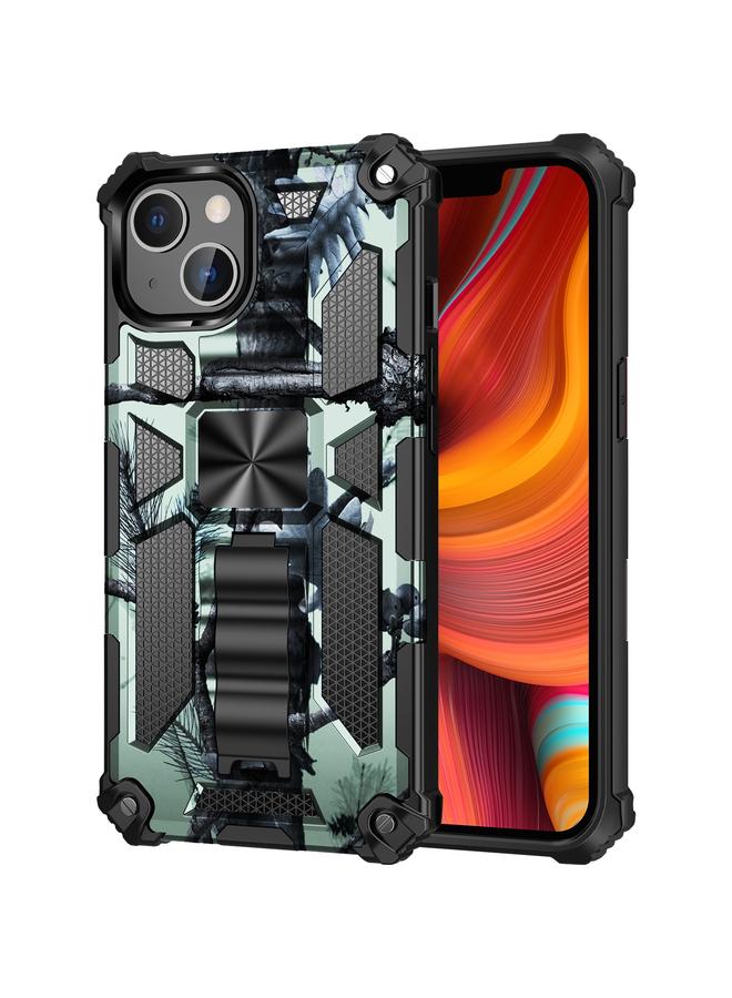 اس-توب جراب لهاتف iPhone 13 mini مصنوع من مادة TPU + PC المغناطيسية مع حامل مموه - Image 1