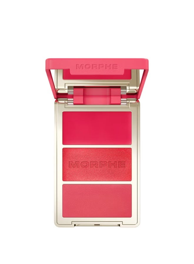 Morphe Cheek Thrills Multi-Finish Face Trio - Cabana Club - Image 1
