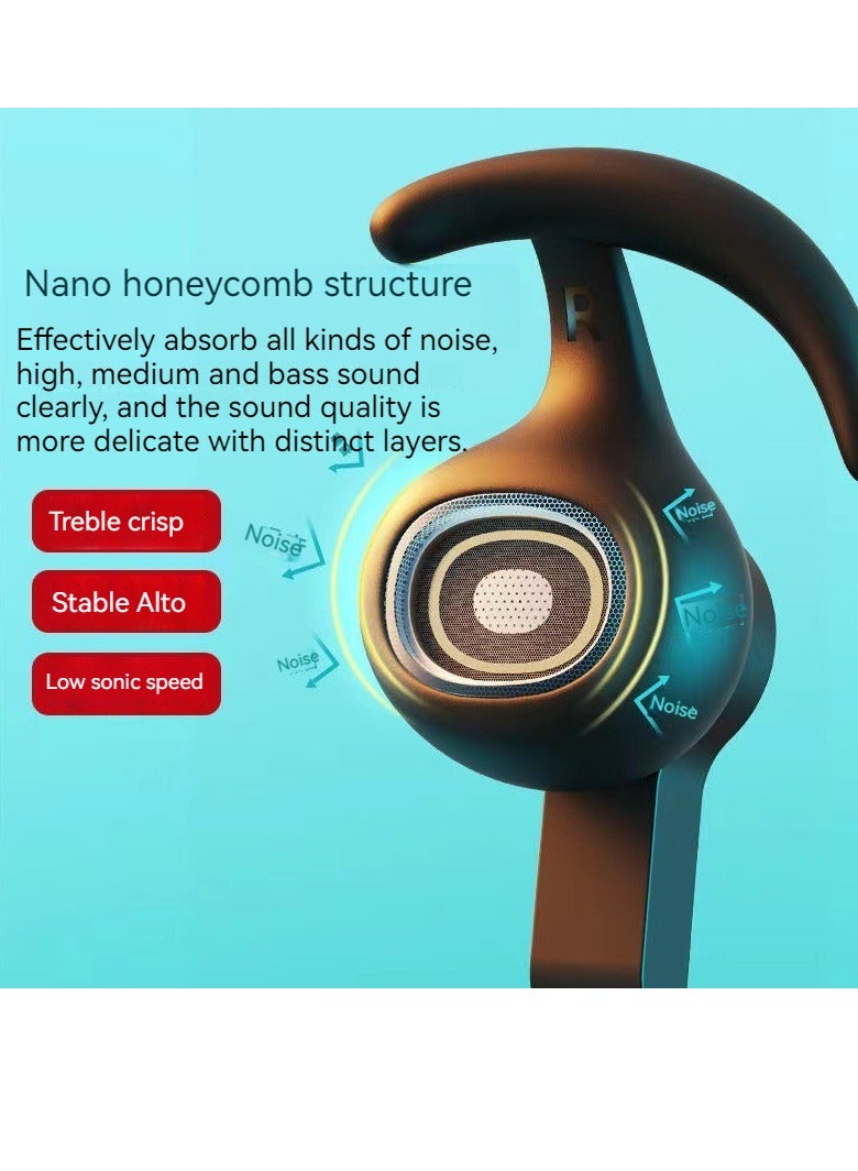 E-Sports Gaming Headset Wired In-Ear Mobile Phone Noise Canceling Earplugs (Silver)  - Image 2