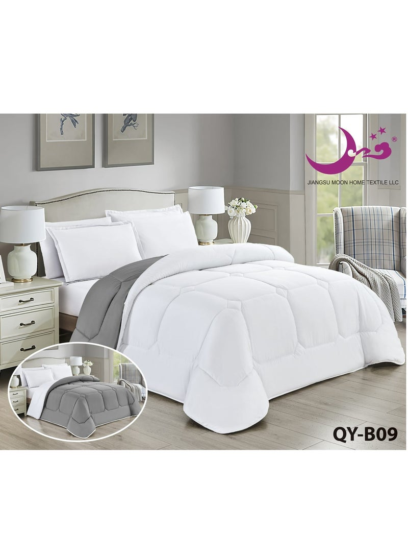 Moon Comforter Set Bedspread 6 Pieces Medium Filling Two Sides Microfiber 230x250 cm  - Image 1
