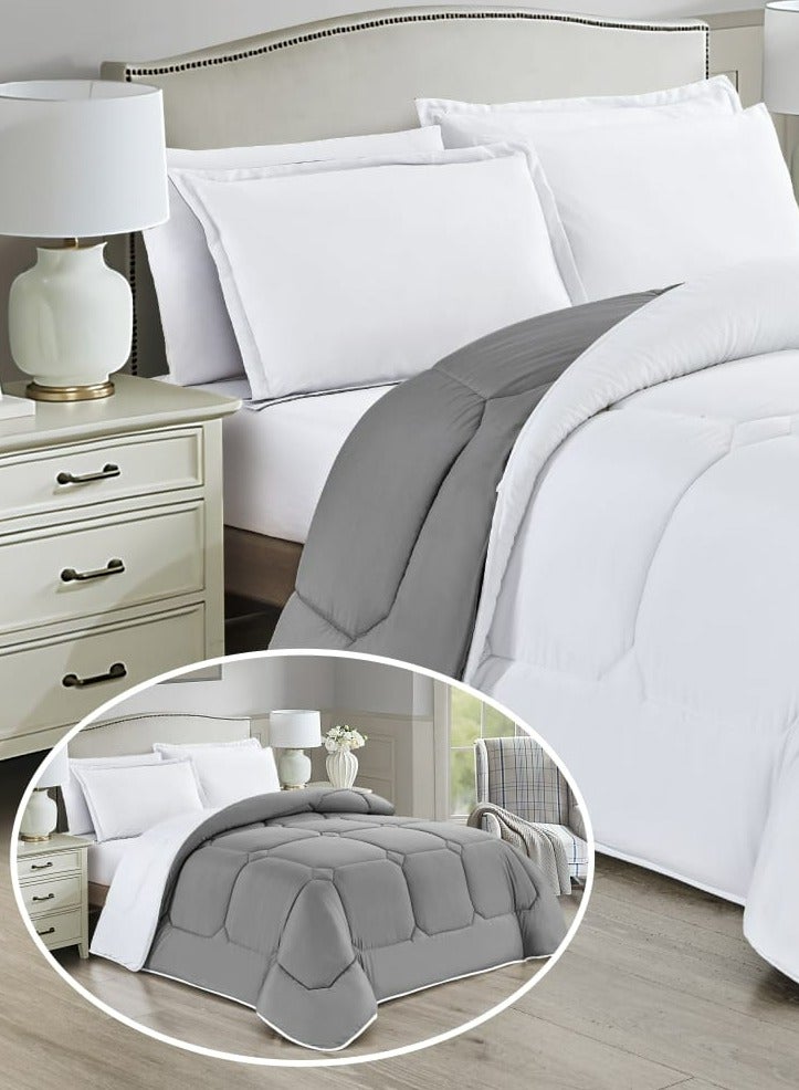 Moon Comforter Set Bedspread 6 Pieces Medium Filling Two Sides Microfiber 230x250 cm  - Image 2