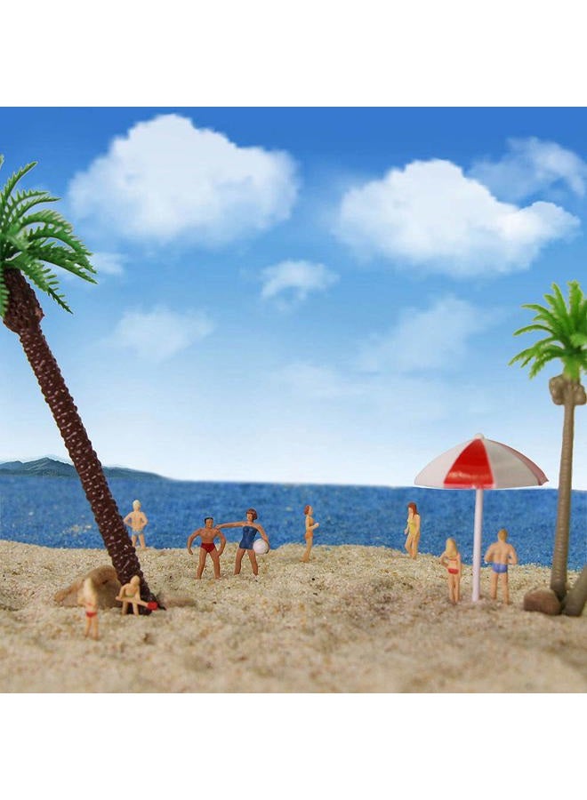 Evemodel (P8720) - P8720 40pcs Model Trains Swimming Figures 1:87 Scale HO Scale People Scenery Layout Landscape Miniature - Image 5