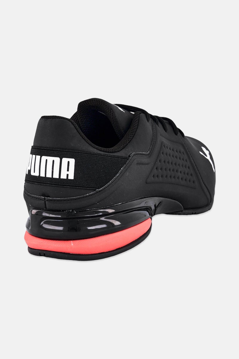 PUMA Men Viz Runner Lace Up Running Shoes, Black - Image 3