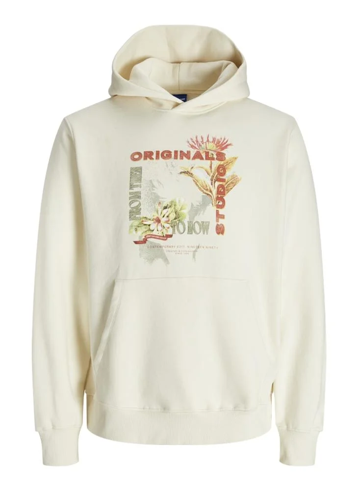 JACK & JONES Printed Pullover Hoodie
