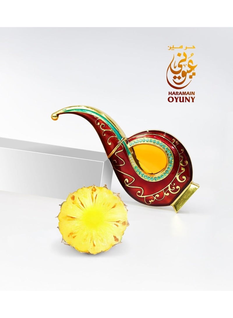 الحرمين بيرفيومز الحرمين عيوني زيت عطري للجنسين 20 مل (0.67 أونصة) | عطار خالي من الكحول | رائحة الزهور الشرقية للرجال والنساء | عطر عربي يدوم طويلاً - Image 3