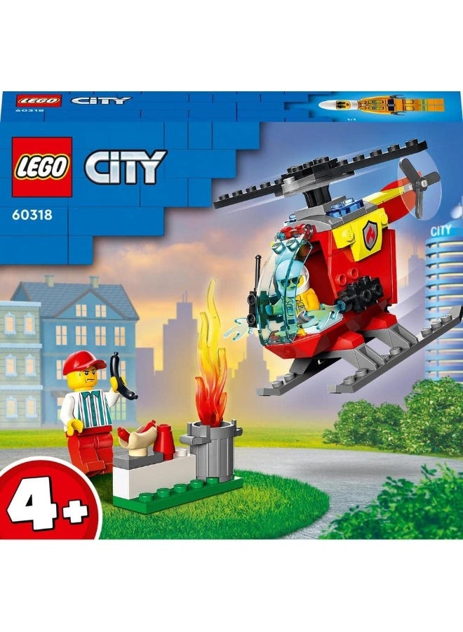 LEGO City Fire Helicopter 60318 Building Kit (53 Pieces) - Image 4