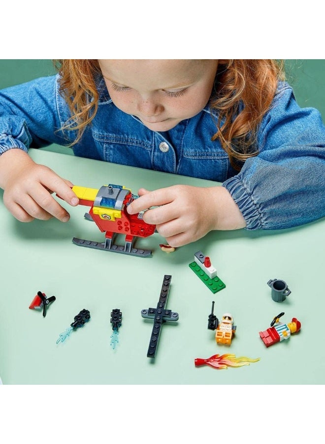 LEGO City Fire Helicopter 60318 Building Kit (53 Pieces) - Image 2