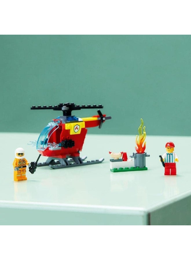 LEGO City Fire Helicopter 60318 Building Kit (53 Pieces) - Image 3