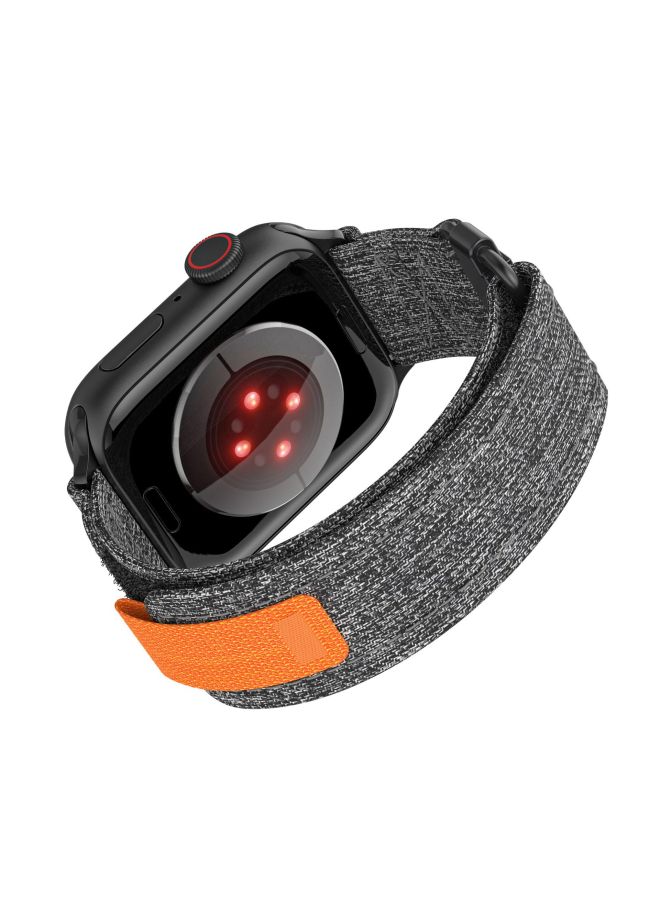 Suitable For Apple Watch789 Generation Iwatch Fashion Denim Canvas Wild Trail Loop Modified Apple Strap 