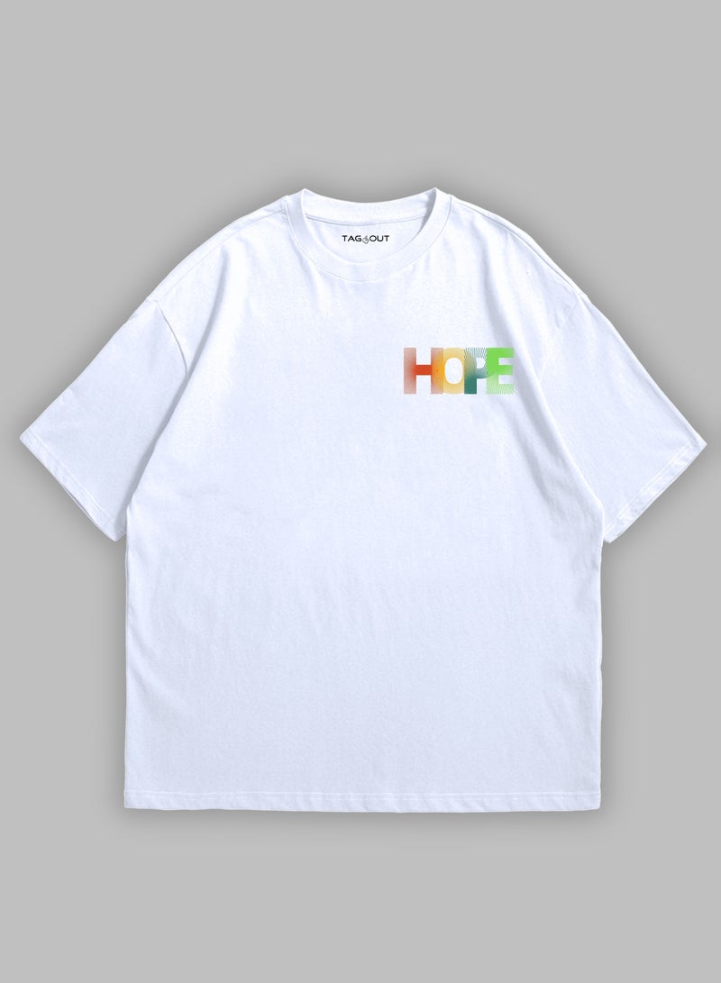 TAG OUT Unisex Summer Oversized Loose T-shirt Drop Shoulder Boxy Fit  - Image 3