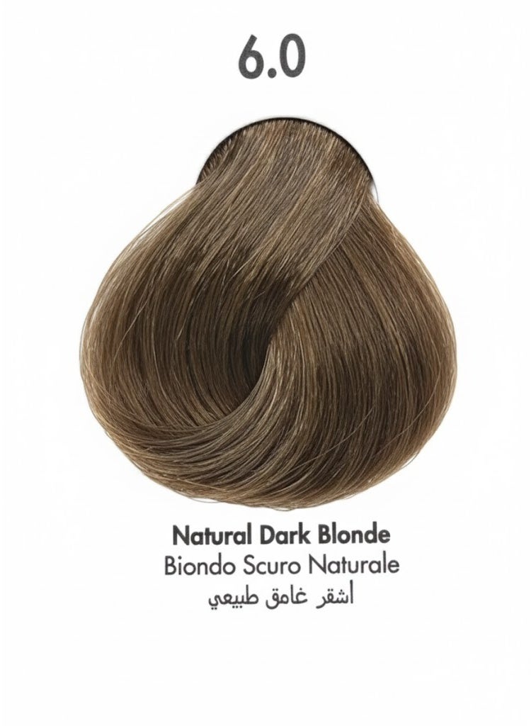 VIZO PROFESSIONAL VIZO Permanent Hair Color Cream No.6.0 Natural Dark Blonde 120ML - Image 2