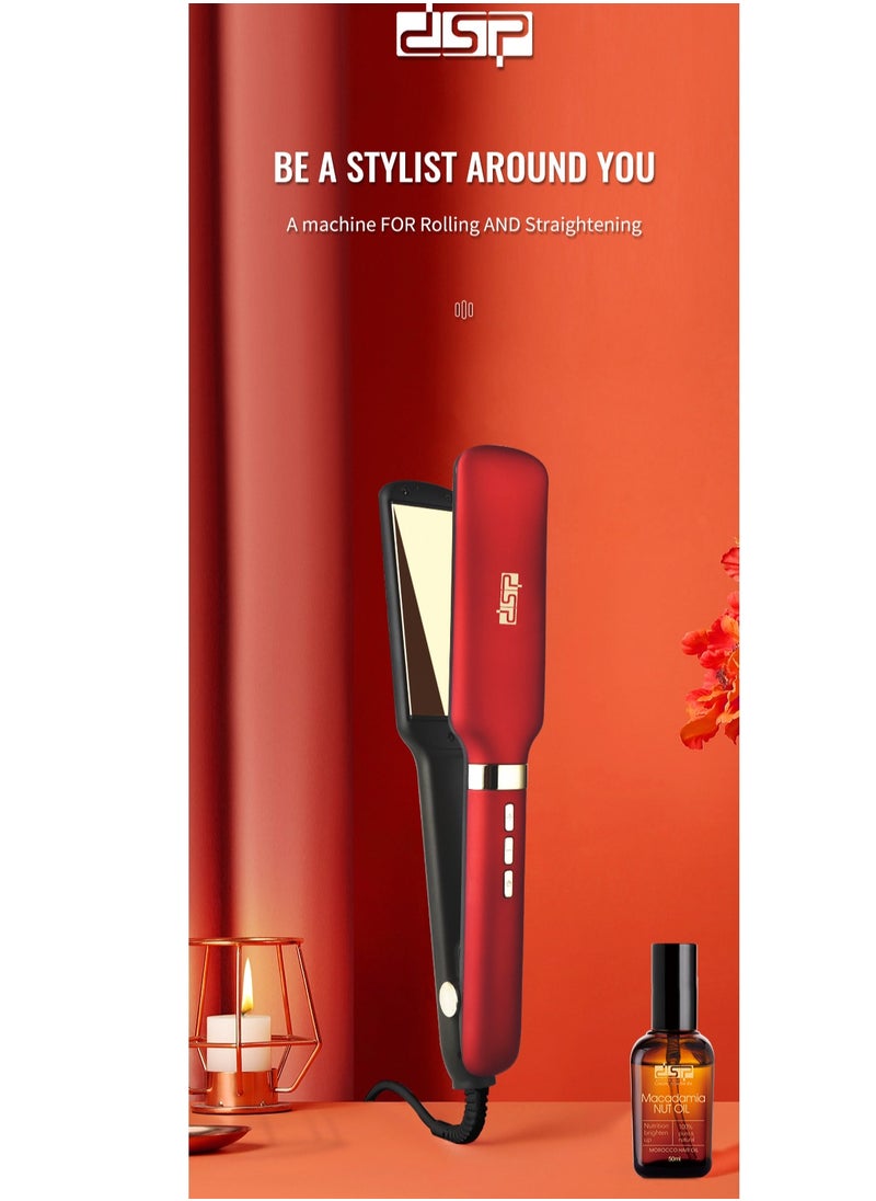 DSP Negative Ion Hair Straightening & Curling Dual-purpose Splint  - Image 2