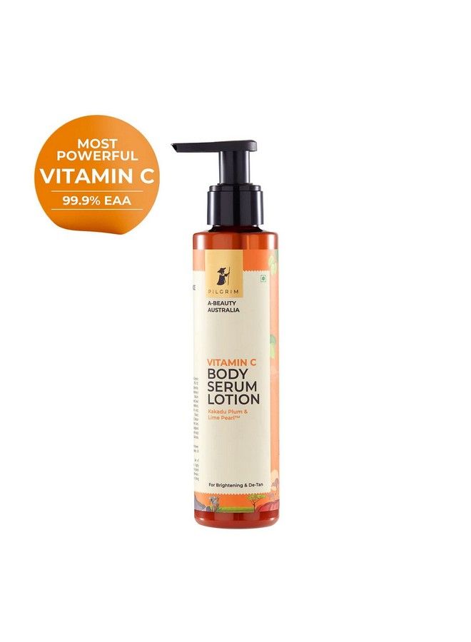 PILGRIM Australian Vitamin C Body Serum Lotion For Dry Skin With Kakadu & Lime Pearl™ ; Vitamin C Body Lotion For Brightening & Detan; Fades Dark Spots & Evens Skin Tone ; For Women & Men; 150 Ml - Image 3