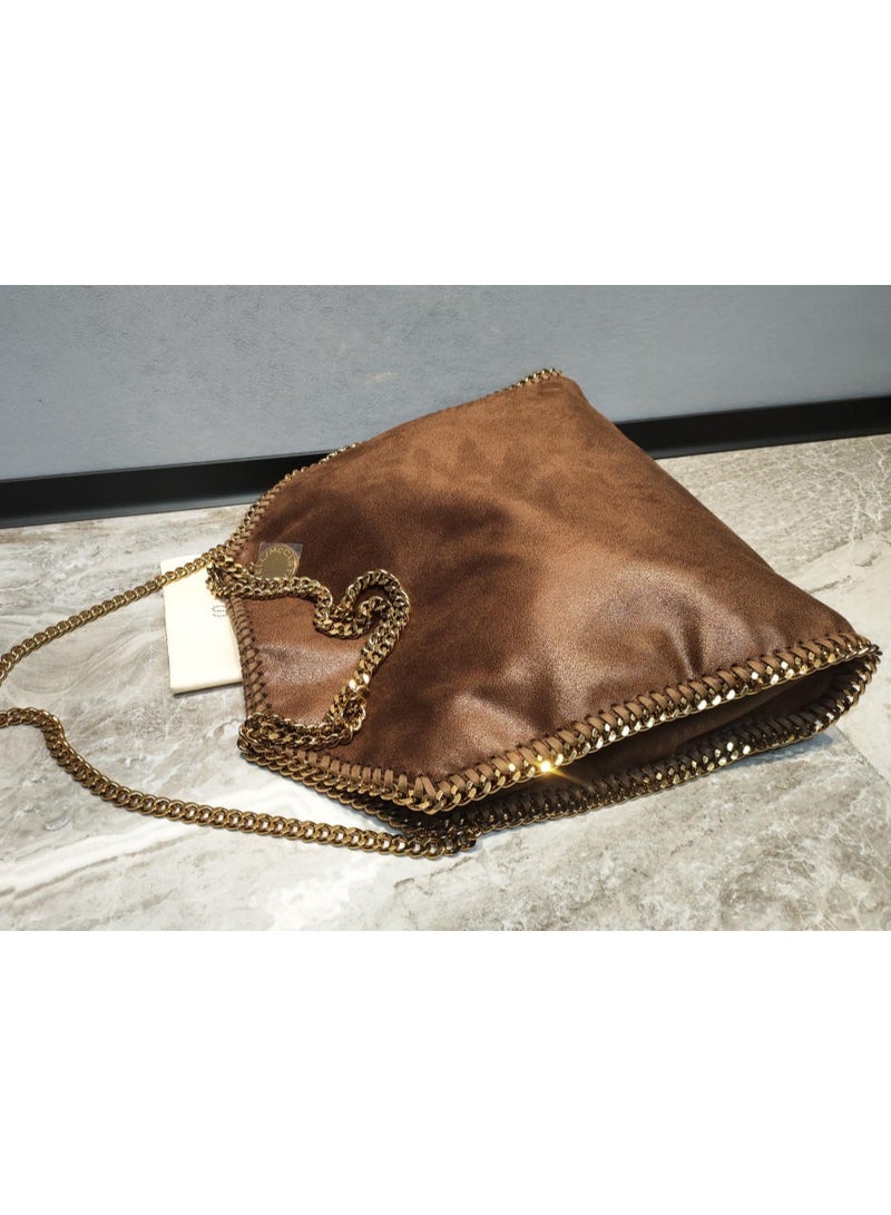 stella falabella chain Fold-Over LARGE size tote bag - Image 4