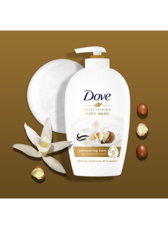 Dove صابون يد بالفانيليا والشيا 250 مل - 8.45 أونصة (عبوة من 2) - Image 5