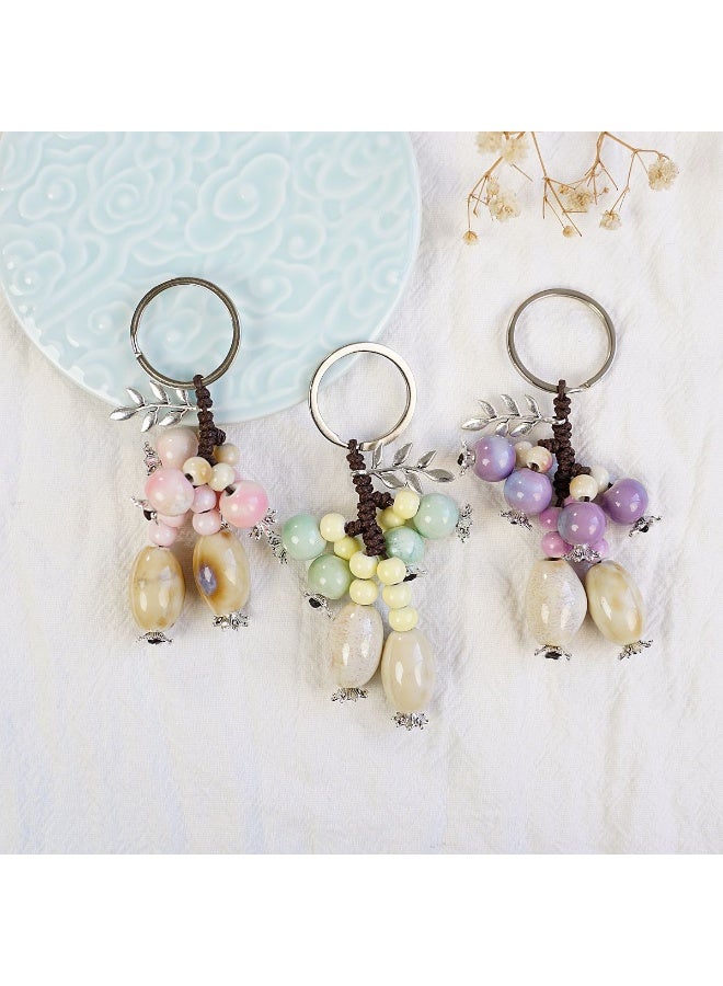 NIBEMINENT Phone Charm/ Chain Strap for Women Girls,Sweet Hanging New Chinese Style Cell Phone Case Lanyard Wrist Strap - Image 2