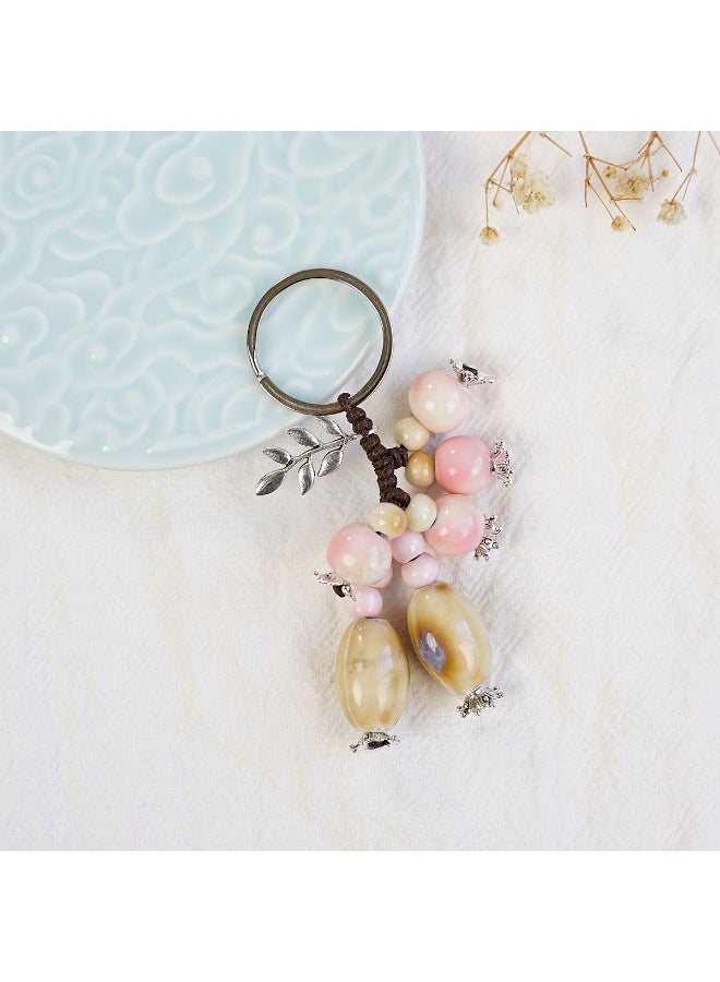 NIBEMINENT Phone Charm/ Chain Strap for Women Girls,Sweet Hanging New Chinese Style Cell Phone Case Lanyard Wrist Strap - Image 1