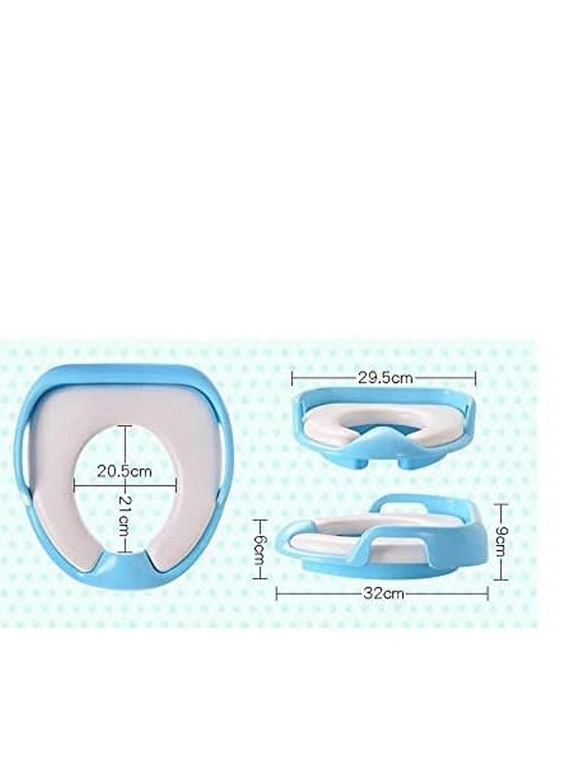 VIO Children's Toilet Seat Baby Toddler Kids Potty Training Safety Adapter with Handles Non Slip Child Bathroom Toilet Seat Trainer  - Image 4