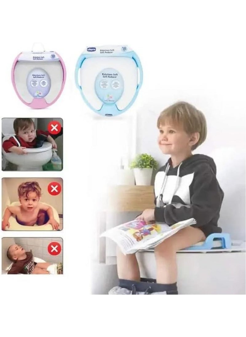 VIO Children's Toilet Seat Baby Toddler Kids Potty Training Safety Adapter with Handles Non Slip Child Bathroom Toilet Seat Trainer  - Image 3