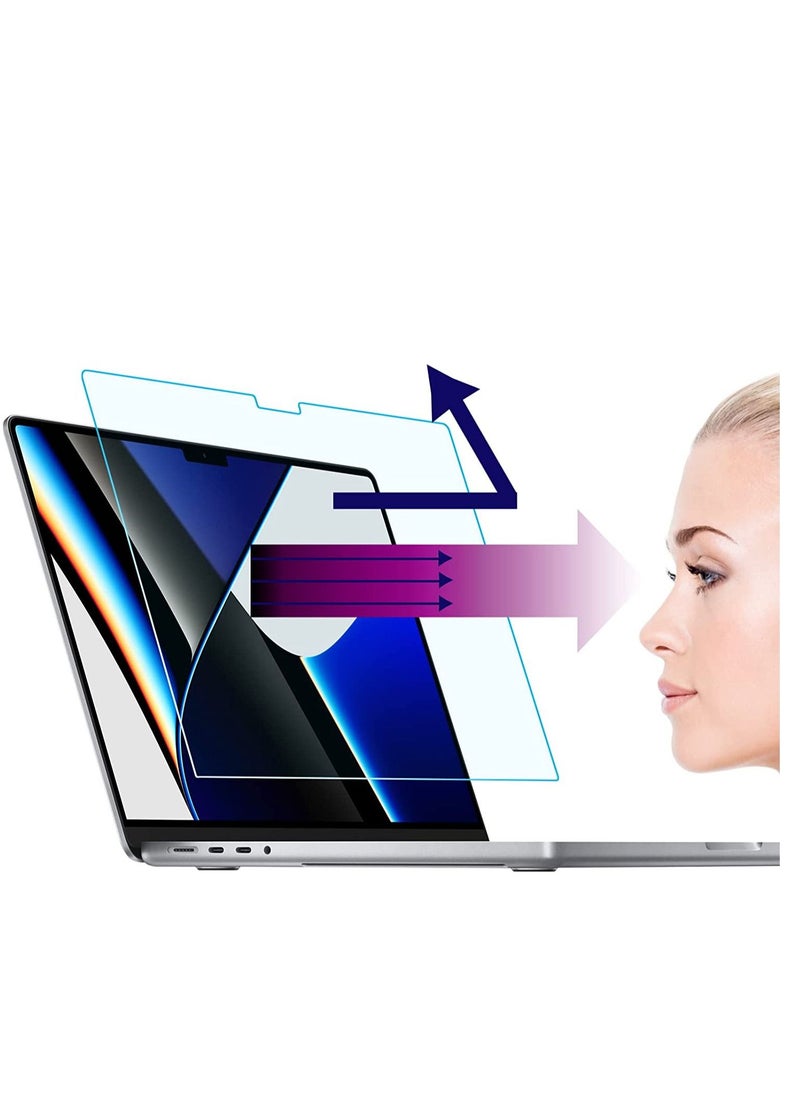 Generic 1Pack Anti Blue Light Laptop Matte Screen Protector Compatible with MacBook Pro 14 inch M4/M3 /M3 Pro /M3 Max /M2 Pro /M2 Max /M1 Pro /M1 Max Model A3112/A3185/A3401/A2918/A2992/A2442/A2779, Anti Glare & Reduce Eye Strain  - Image 1