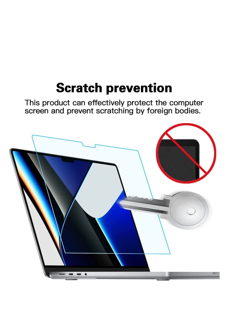 Generic 1Pack Anti Blue Light Laptop Matte Screen Protector Compatible with MacBook Pro 14 inch M4/M3 /M3 Pro /M3 Max /M2 Pro /M2 Max /M1 Pro /M1 Max Model A3112/A3185/A3401/A2918/A2992/A2442/A2779, Anti Glare & Reduce Eye Strain  - Image 4