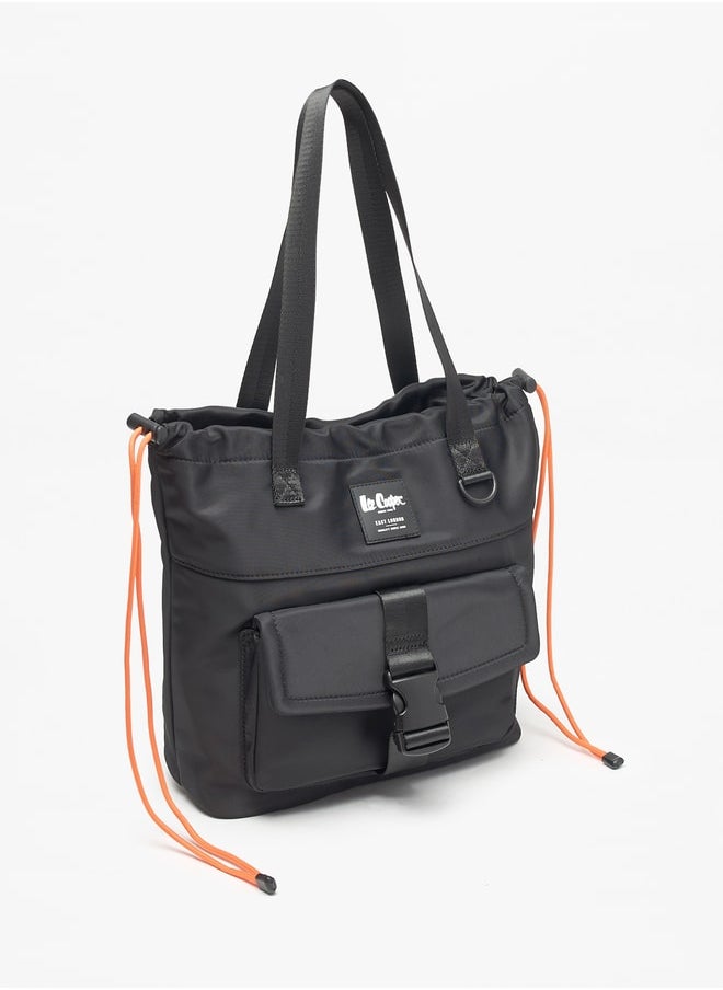 Lee Cooper Logo Applique Shopper Bag with Double Handle  - Image 2