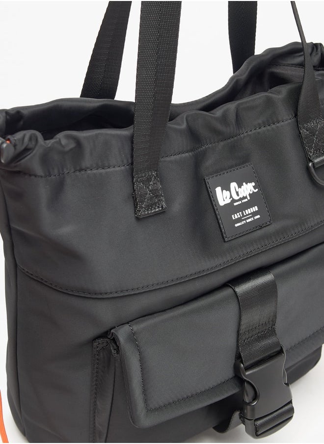 Lee Cooper Logo Applique Shopper Bag with Double Handle  - Image 3