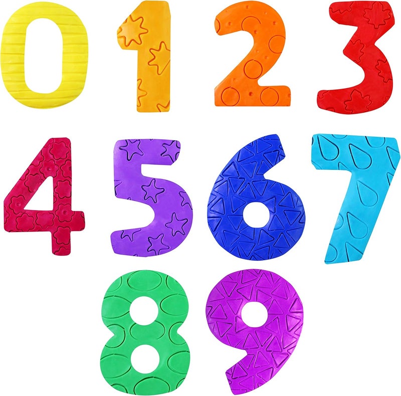 كورتزي قاطع البسكويت كورتزي 9 قطع بأشكال الأرقام من 0 إلى 9 – ارتفاع 8 سم – قالب بسكويت من الفولاذ المقاوم للصدأ آمن للطعام – لتزيين الكعك والخبز والفوندان والسكر والجيلاتين - Image 4