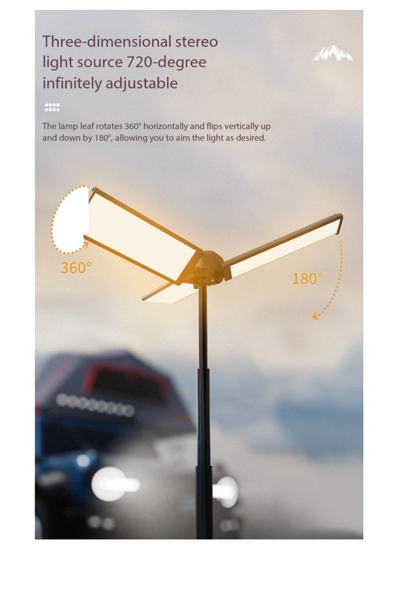 Portable Rechargeable Camping Light with Detachable Tripod, Multi-Functional Outdoor Light,Telescopic Camping LanternTelescopic LED Lantern - Cordless Multi-Functional Work Light with Adjustable Stand, 5 Colors for Outdoor Hiking, Camping, Emergency & Fishing - Image 4