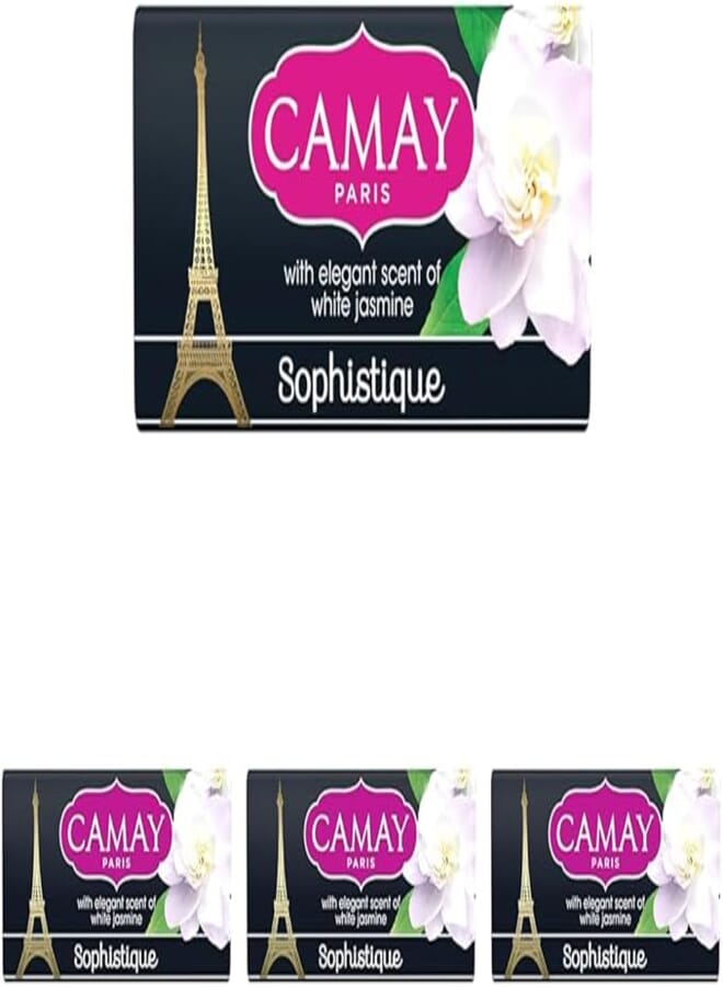 Camay Bar Soap Sophistique 115G (Pack of 4)