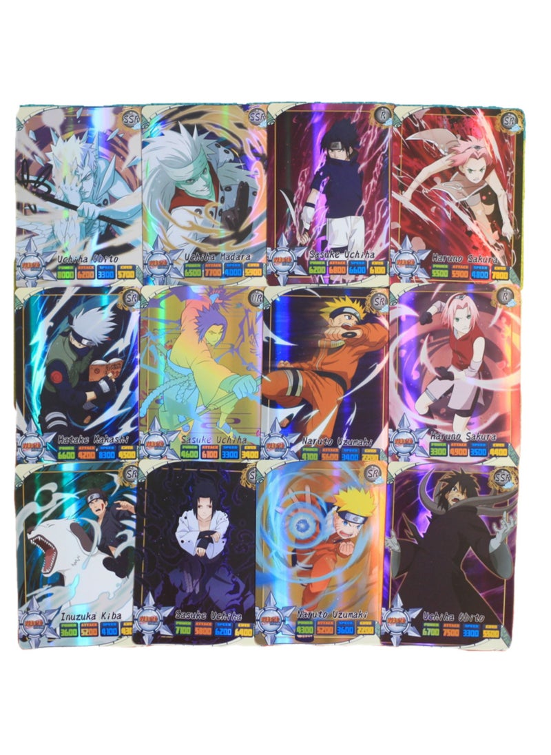 Naruto - 50 حزمة من بطاقات Naruto Vmax Gx Energy Card Series Rare Battle Trainer Kids بطاقات مجموعة مخصصة خاصة - Image 1