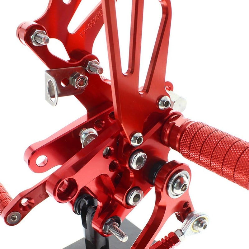 Krace Sunrivery Motorcycle Rearsets Footpegs For GSXR750 GSX-R600 1996-2005,SV650/SV650S SV1000/S 1998-2014,GSXR1000 2000-2004 - Image 2