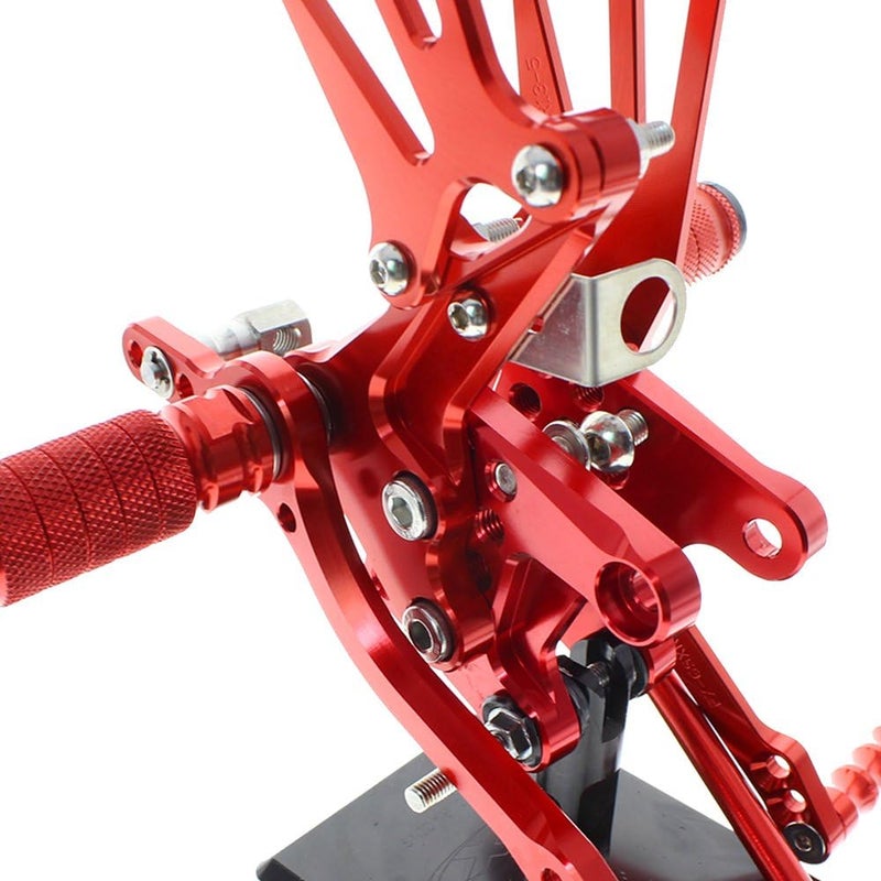 Krace Sunrivery Motorcycle Rearsets Footpegs For GSXR750 GSX-R600 1996-2005,SV650/SV650S SV1000/S 1998-2014,GSXR1000 2000-2004 - Image 3