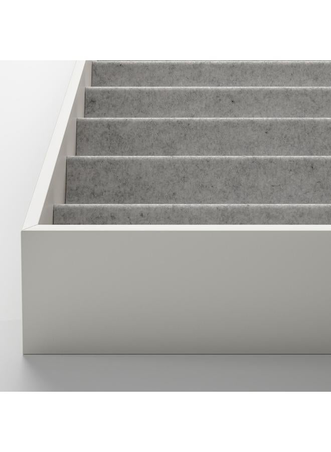 زبون ملحق مع مقصورات، رمادي فاتح، 40X53X5 سم - Image 5