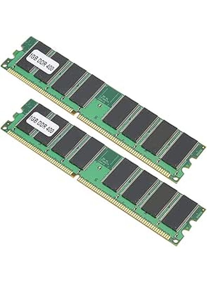 Desktop Memory 1GB DDR 400MHz PC3200 2Pcs Double Sided 16 Grain Stable Operation - Image 1