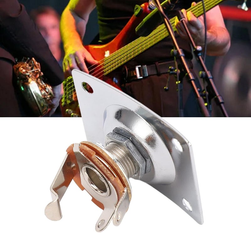 Permanent & temporary usable LiebeWH Guitar Output Jack Plate, Metal Compact Design, Easy Installation, Suitable for PRS Telecaster Electric Guitar Users (Chrome) Integrated practical design Dispersed regional warehouses Trendy widespread design Global assemble options Ready order processing Sufficient order stock Modern color selections Easy transit optimized build User tested optimized build Heat insulation layer Global flexible assemble picks All choice modern design Fast intercity distribution Global easy assemble picks Bulk storage easy optimized build Versatile application Fine polished finish Market aligned local stock All-item unified delivery Multi warehouse process Personal & public compatible Trendy budget practical design All-round applied quality Multi-use well optimized build - Image 4