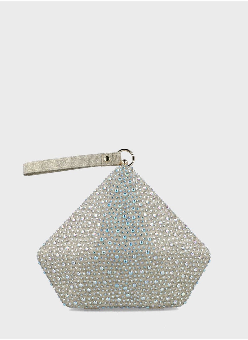 MENBUR - Textured Magnet Lock Clutch Bag - Image 1