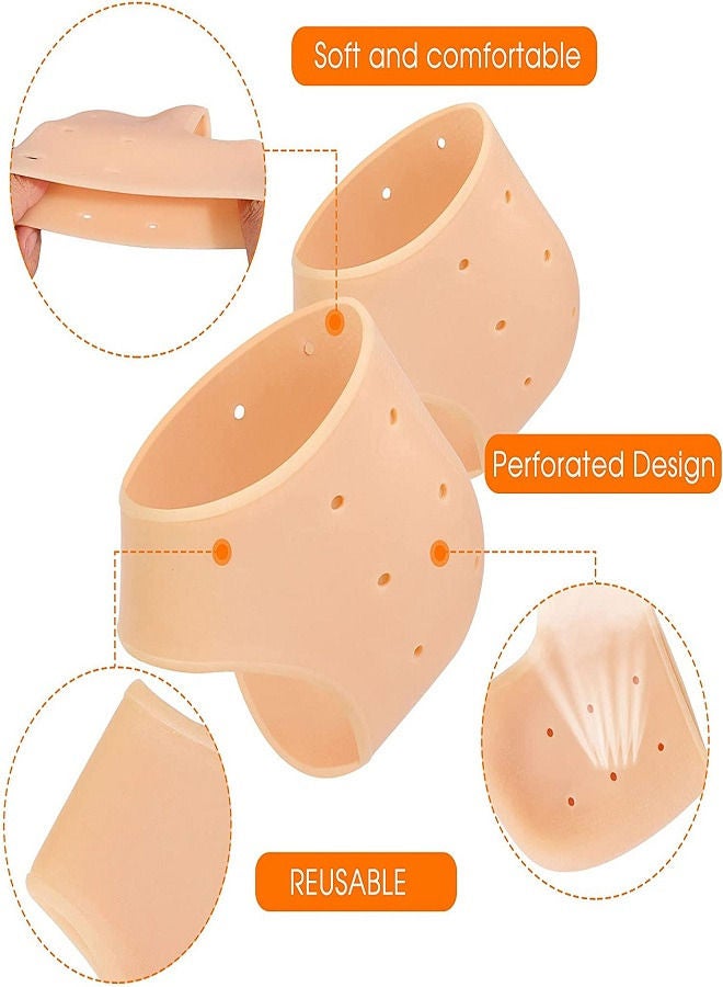Generic 2Pcs Silicone Heel Protector Socks  - Image 2