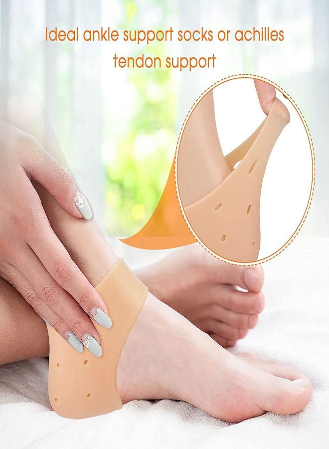 Generic 2Pcs Silicone Heel Protector Socks  - Image 5