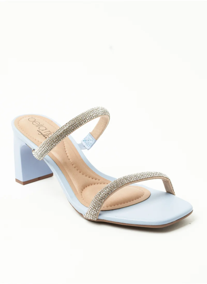 Beira Rio River Multi Strap Mid Heel Sandals