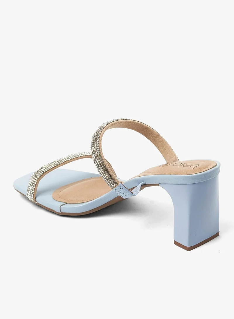 Beira Rio Jeans Block Heel Sandals for Women – Stylish Ladies Heels Sandals for Everyday Wear for Women | Best Price UAE