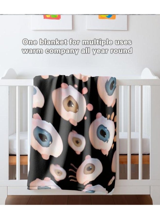 عام بطانية رقيقة من الفانيلا الكرتونية للأطفال والرضع (دافئة ومريحة، ومناسبة للنوم والألعاب) 70 سم * 100 سم - Image 3