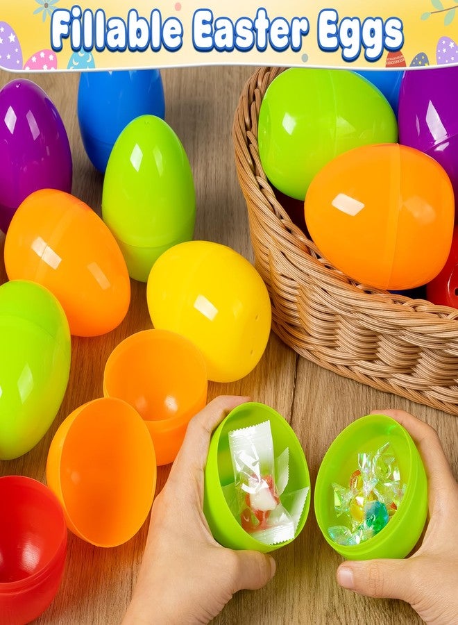 BainGesk 38 PCS 3.5" Easter Eggs with 2 Golden Eggs, Easter Eggs for Easter Hunt, Basket Stuffers Fillers, Empty Eggs Fillable with Candy, Toys, Easter Basket Essentials, Party Favor - Image 3
