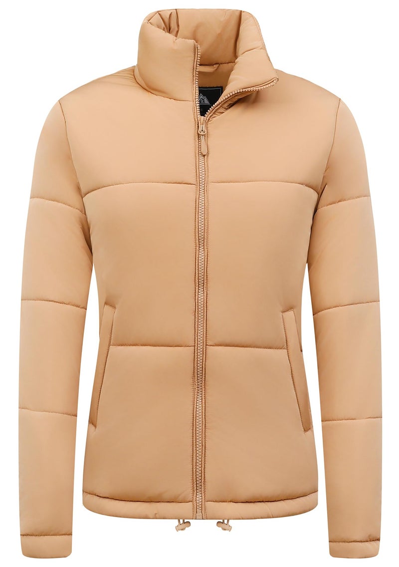 TDYPCI Women's Warm Winter Coat Waterproof Puffer Jacket Full-Zip Lightweight Winter Jacket - Image 3