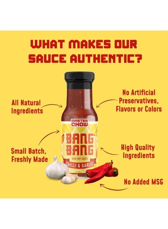ماستر تشو صلصة بانج بانج للقلي السريع بالفلفل الحار والثوم 220 جرام - Image 3
