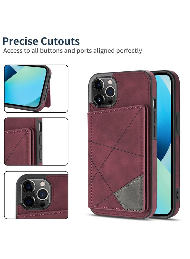 S-TOP Case For iPhone 14 Pro Line Card Holder Phone Case - Image 2