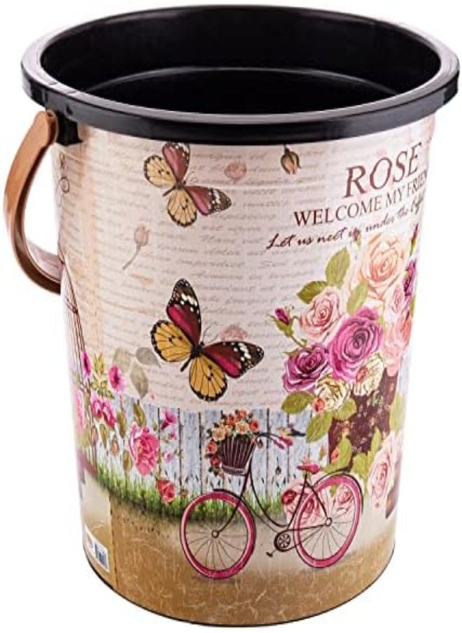 AKDC - Akdc Décor Plastic Bucket L(31Cm) Xw(31Cm) Xh(28Cm) Black - Image 1