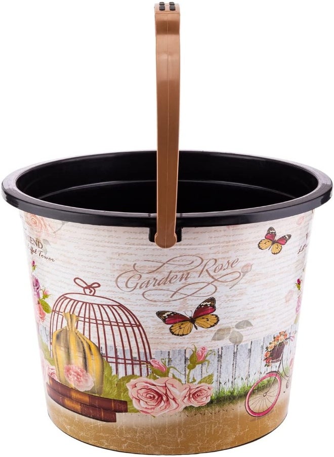 AKDC - Akdc Décor Plastic Bucket L(31Cm) Xw(31Cm) Xh(28Cm) Black - Image 1