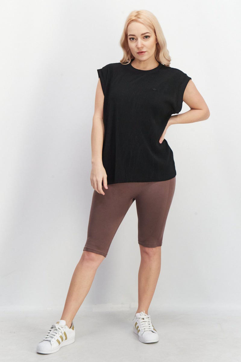 adidas Originals Women Sports Fit Cap Sleeveless Training Top, Black  - Image 2
